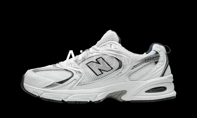 530 White Silver Navy — vista 2
