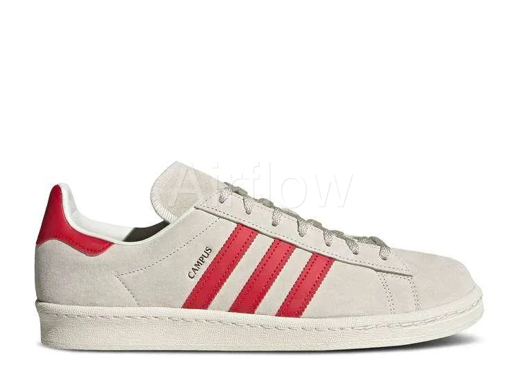 ADIDAS CAMPUS 'OFF WHITE COLLEGIATE RED'
