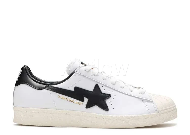 ADIDAS SUPERSTAR BAPE 'WHITE BLACK'