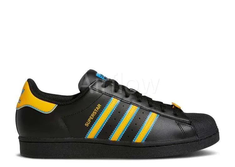 ADIDAS SUPERSTAR 'BLACK GOLD BLUE'