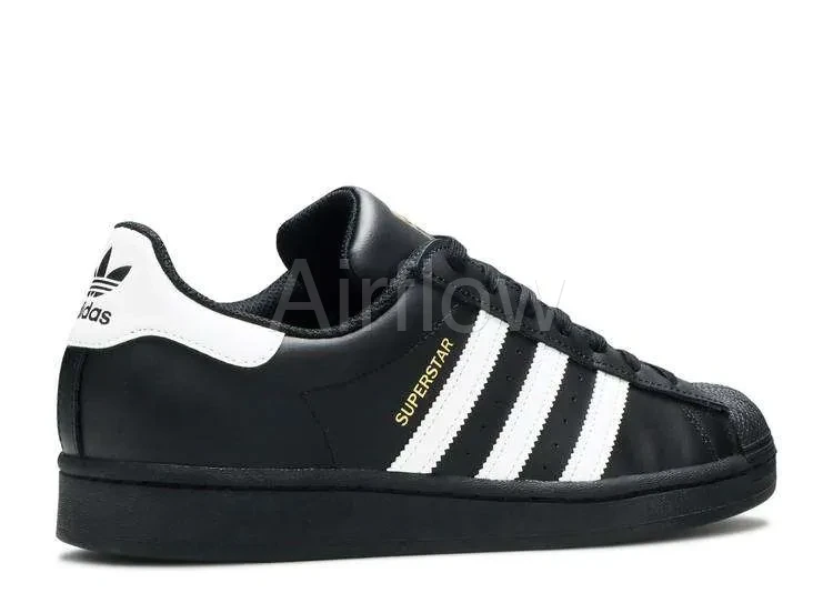 ADIDAS SUPERSTAR 'CORE BLACK WHITE' 3
