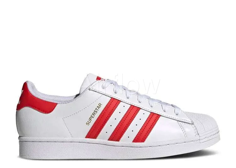 ADIDAS SUPERSTAR 'WHITE RED'