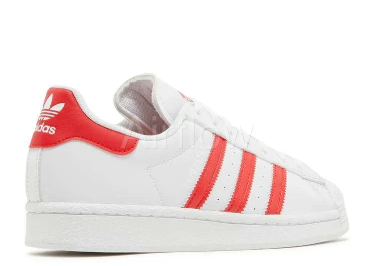 ADIDAS SUPERSTAR 'WHITE VIVID RED' 3