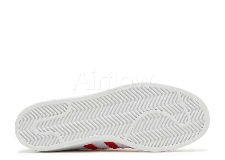 ADIDAS SUPERSTAR 'WHITE VIVID RED' 4
