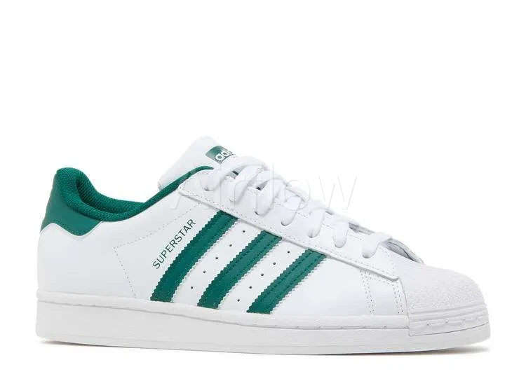 ADIDAS SUPERSTAR 'WHTIE COLLEGIATE GREEN' — vista 2