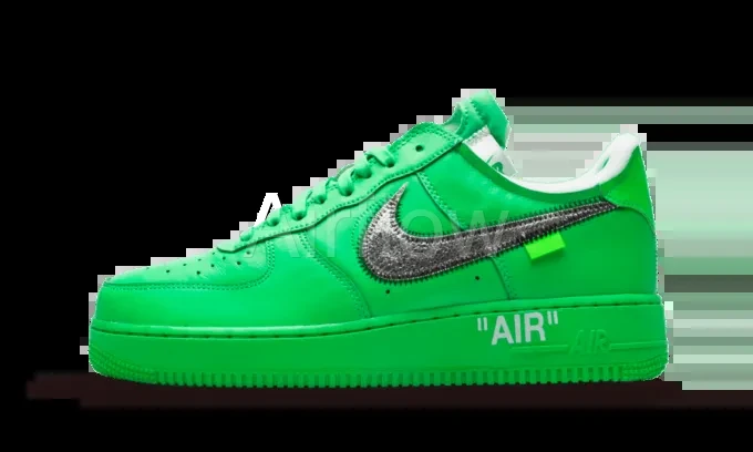 AF1 Low 0ff-White Light Green Spark — vista 2