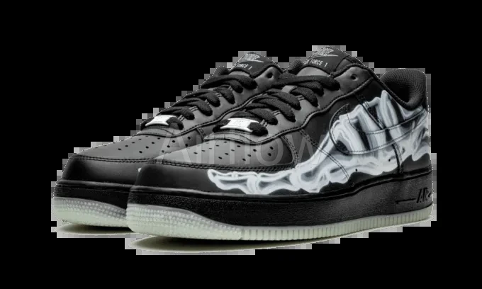 AF1 Low Black Skeleton 3