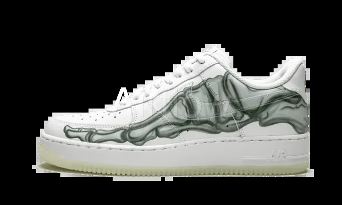 AF1 Low White Skeleton — vista 2