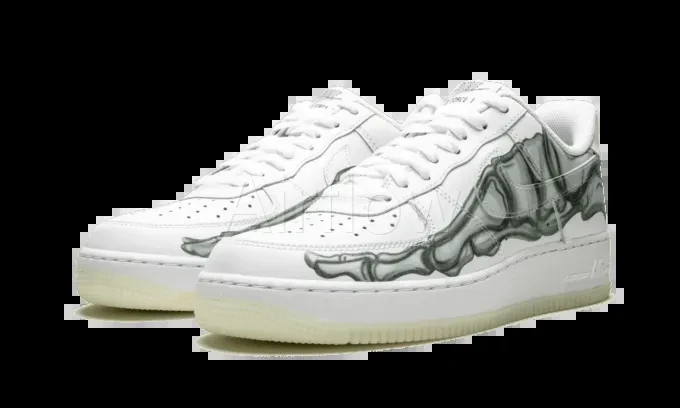 AF1 Low White Skeleton 3