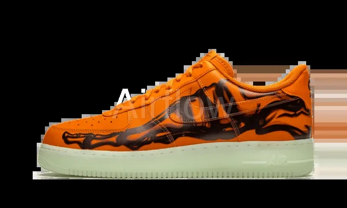 AF1 Orange Skeleton — vista 2