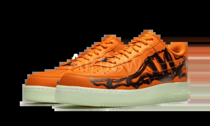 AF1 Orange Skeleton 3