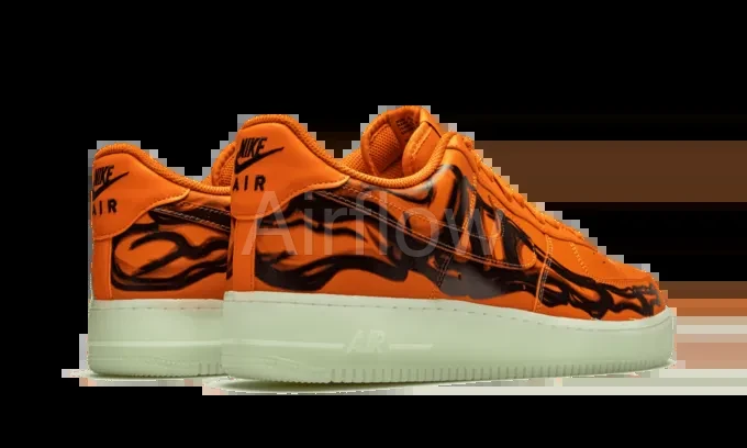AF1 Orange Skeleton 4