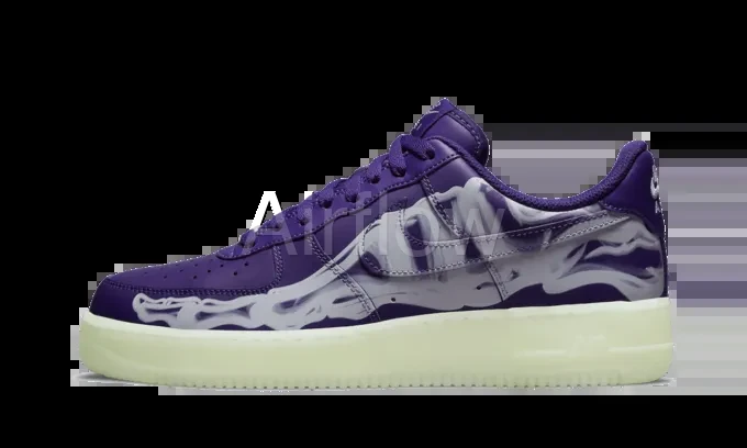 AF1 Purple Skeleton — vista 2
