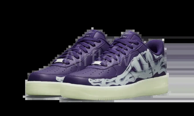 AF1 Purple Skeleton 3