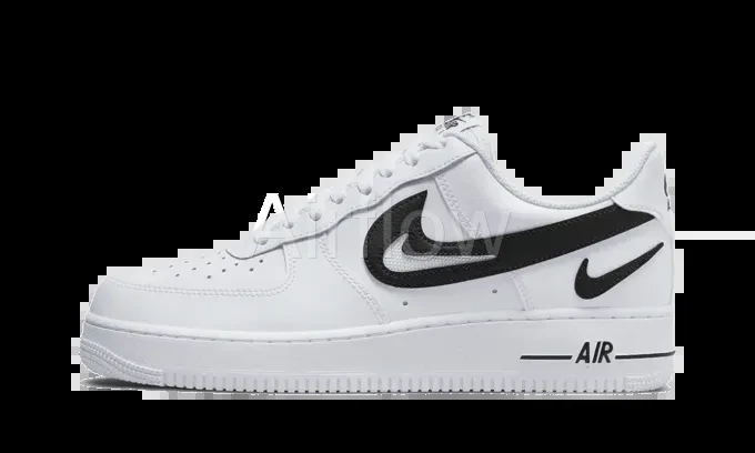 AF1 Swoosh Black — vista 2