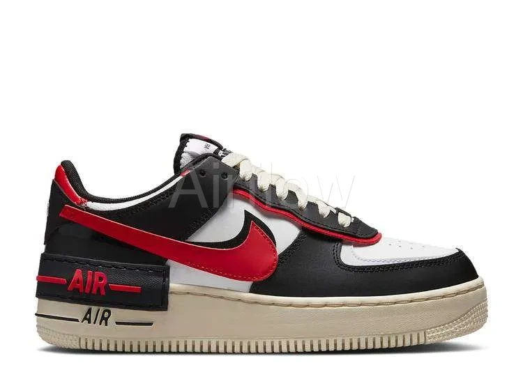 AIR FORCE 1 SHADOW 'BLACK UNIVERSITY RED'