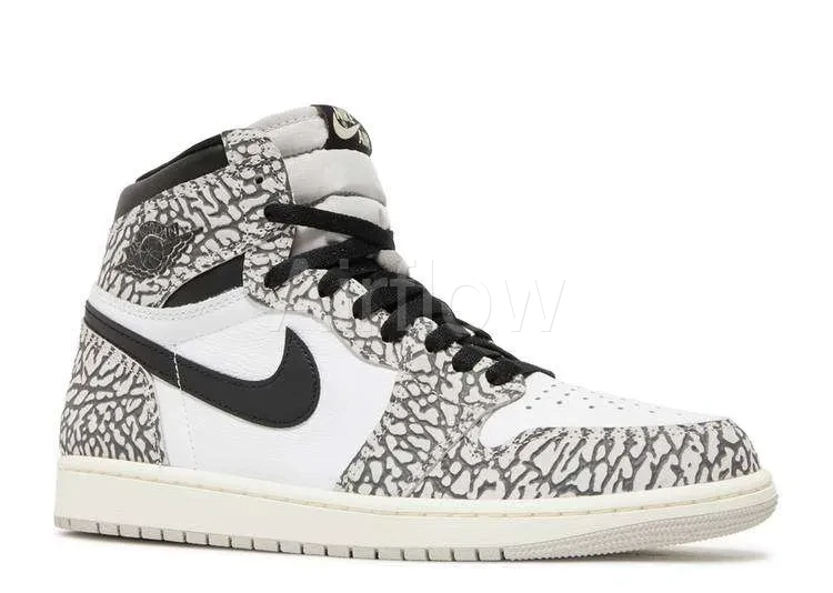 AIR JORDAN 1 HIGH 'WHITE CEMENT' — vista 2