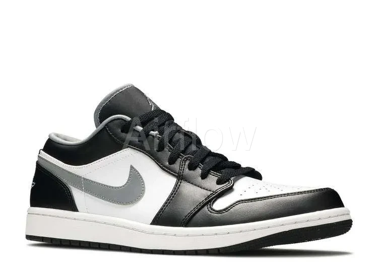AIR JORDAN 1 LOW 'BLACK MEDIUM GREY' 4
