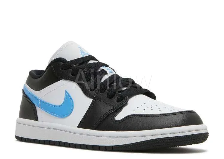 AIR JORDAN 1 LOW 'BLACK UNIVERSITY BLUE' — vista 2