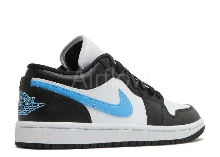 AIR JORDAN 1 LOW 'BLACK UNIVERSITY BLUE' 3