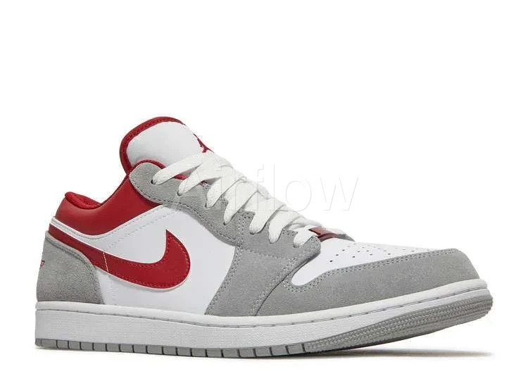 AIR JORDAN 1 LOW 'LIGHT SMOKE GREY GYM RED' — vista 2