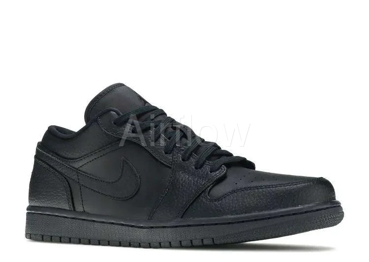 AIR JORDAN 1 LOW 'TRIPLE BLACK' — vista 2