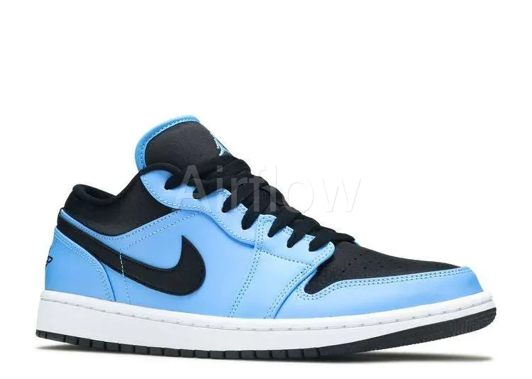 AIR JORDAN 1 LOW 'UNIVERSITY BLUE BLACK' — vista 2