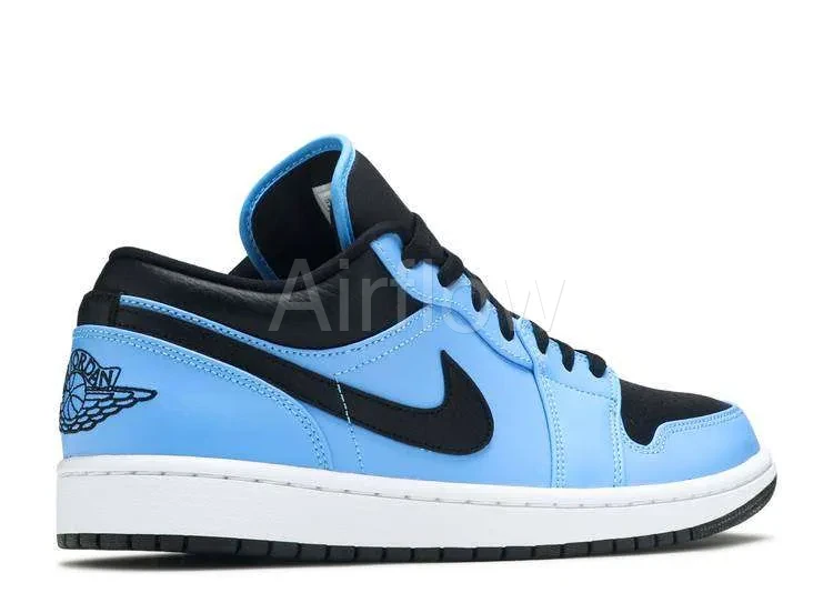 AIR JORDAN 1 LOW 'UNIVERSITY BLUE BLACK' 3