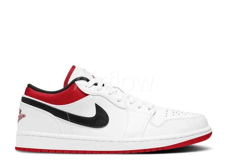 AIR JORDAN 1 LOW 'WHITE GYM RED'
