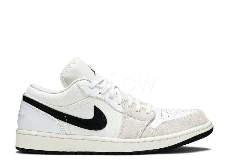 AIR JORDAN 1 LOW 'WHITE OBSIDIAN'