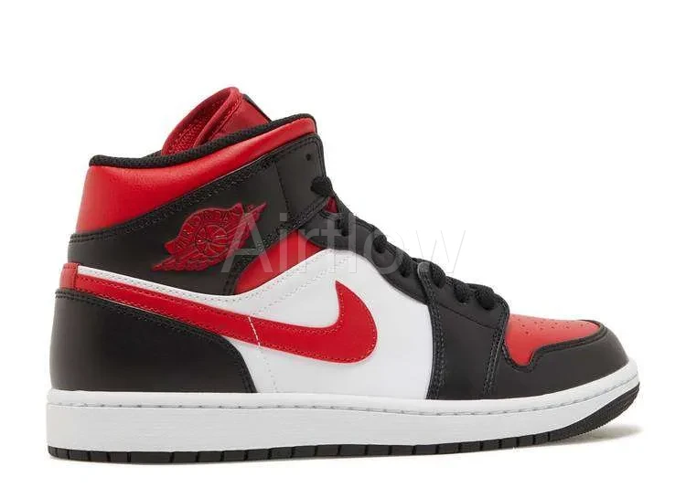 AIR JORDAN 1 MID 'BLACK FIRE RED' 3