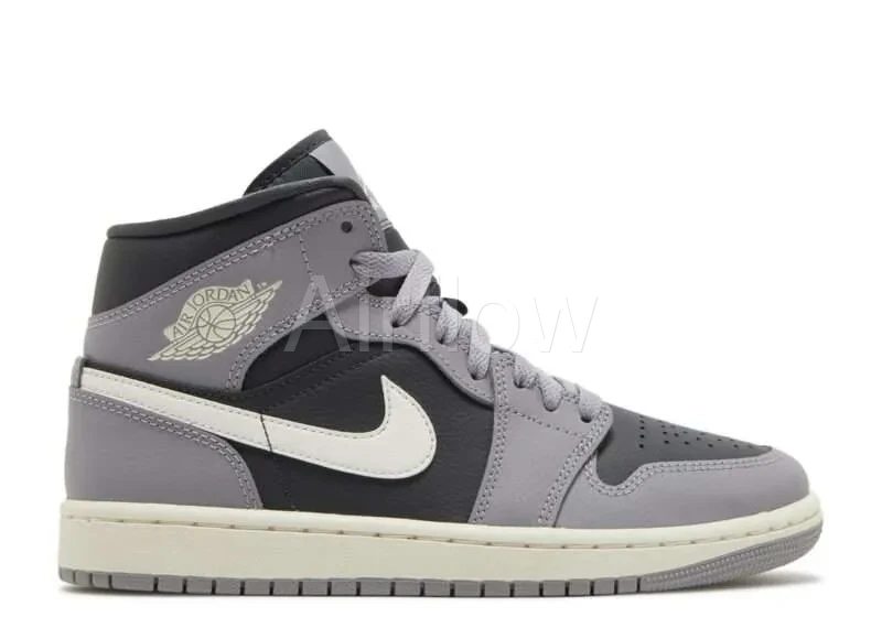 AIR JORDAN 1 MID 'CEMENT GREY' — vista 2