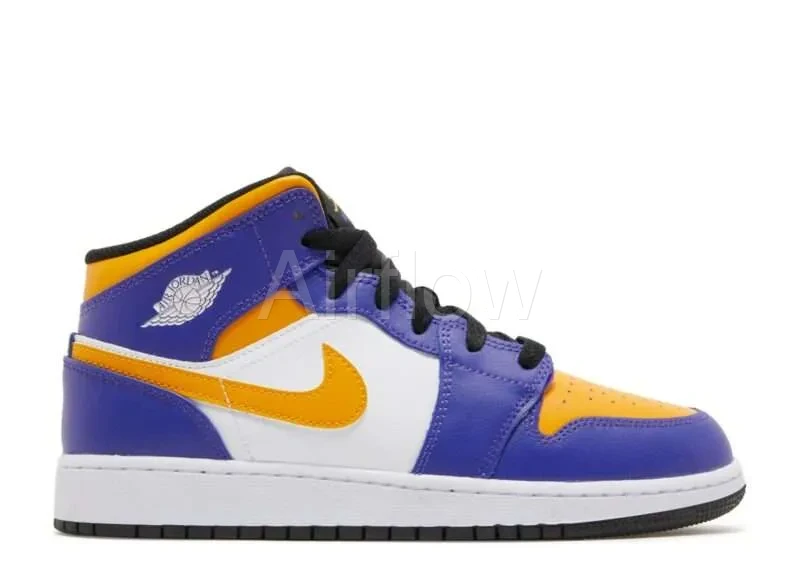 AIR JORDAN 1 MID 'LAKERS' — vista 2