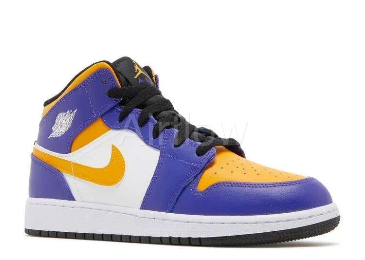 AIR JORDAN 1 MID 'LAKERS' 3