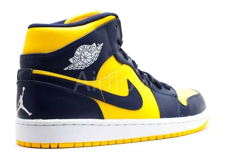 AIR JORDAN 1 MID 'MICHIGAN' 3