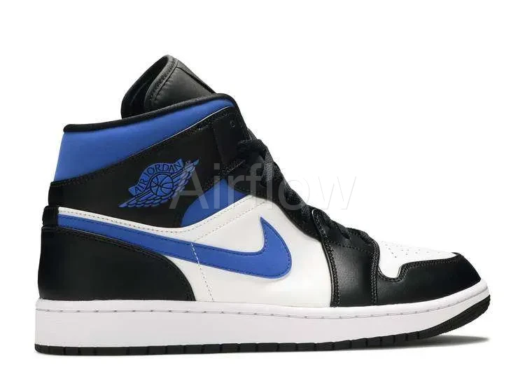 AIR JORDAN 1 MID 'RACER BLUE' 4