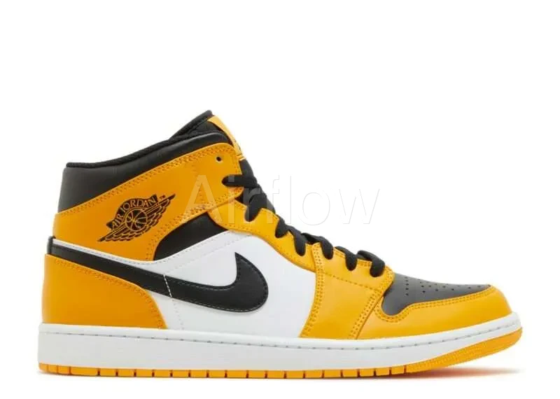 AIR JORDAN 1 MID 'REVERSE YELLOW TOE' — vista 2