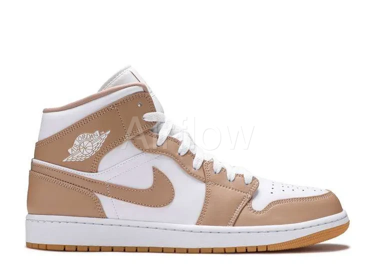 AIR JORDAN 1 MID 'TAN GUM'