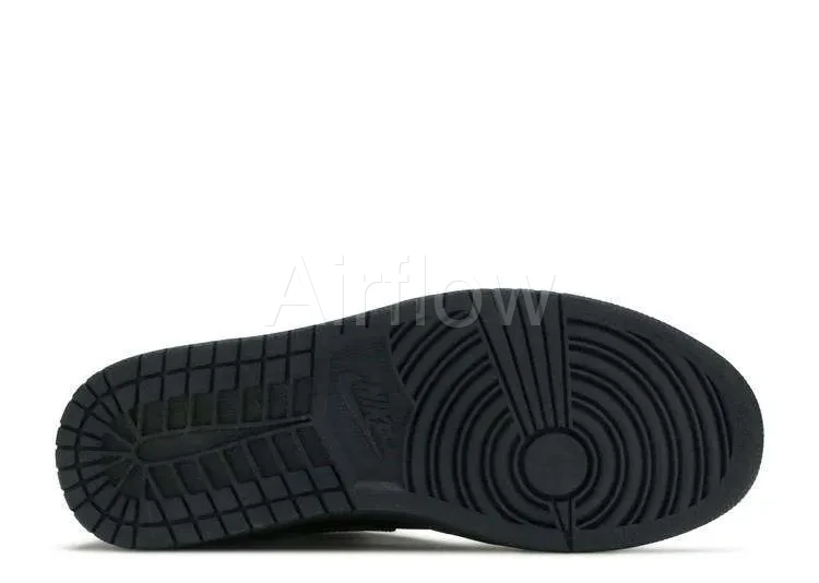 AIR JORDAN 1 MID 'TRIPLE BLACK' 3