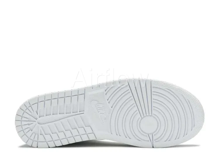 AIR JORDAN 1 MID 'TRIPLE WHITE' 4