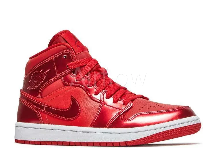 AIR JORDAN 1 MID 'UNIVERSITY RED POMENEGRATE' — vista 2