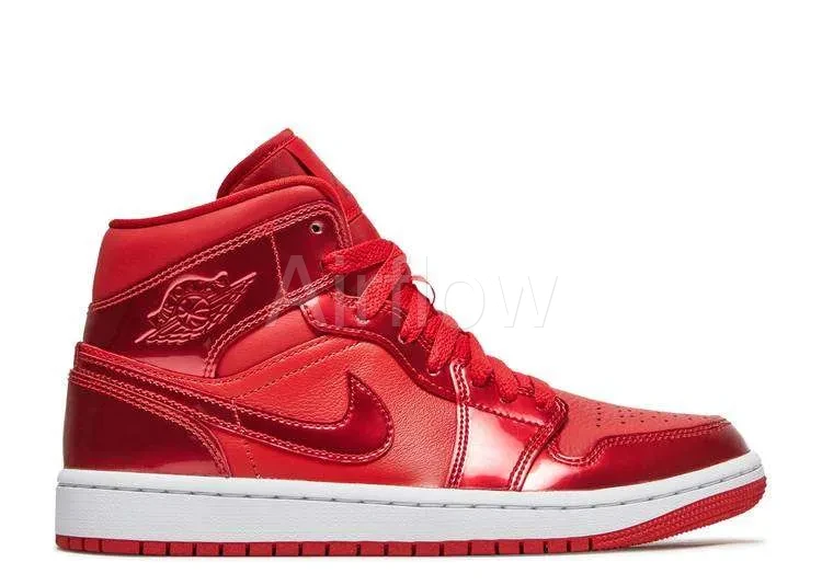 AIR JORDAN 1 MID 'UNIVERSITY RED POMENEGRATE'