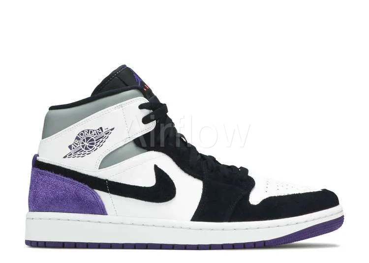 AIR JORDAN 1 MID 'VARISTY PURPLE'