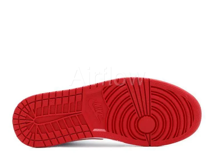 AIR JORDAN 1 MID 'WHITE BLACK GYM RED' 4