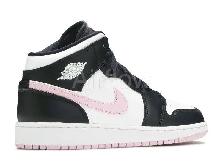 AIR JORDAN 1 MID 'WHITE LIGHT ARTIC PINK' 3