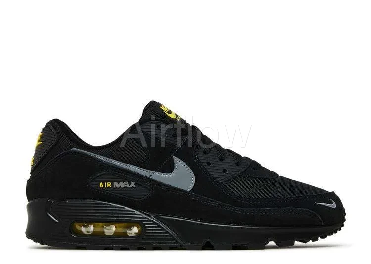 AIR MAX 90 'REFLECTIVE SWOOSH BLACK YELLOW STRIKE'