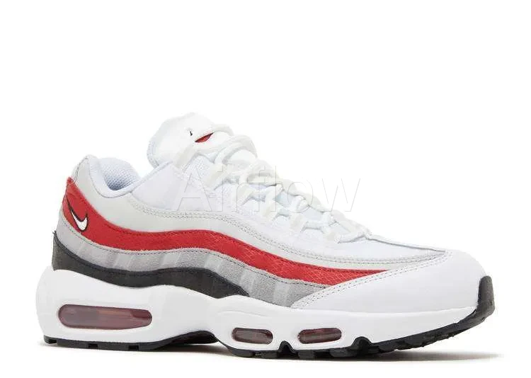 AIR MAX 95 'WHITE VARSITY RED' — vista 2