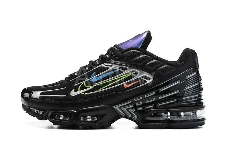 AIR MAX PLUS TN 3 'QUADRUPLE SWOOSH METALLIC BLACK'
