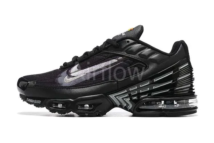 AIR MAX PLUS TN 3 'STENCIL SWOOSH BLACK'