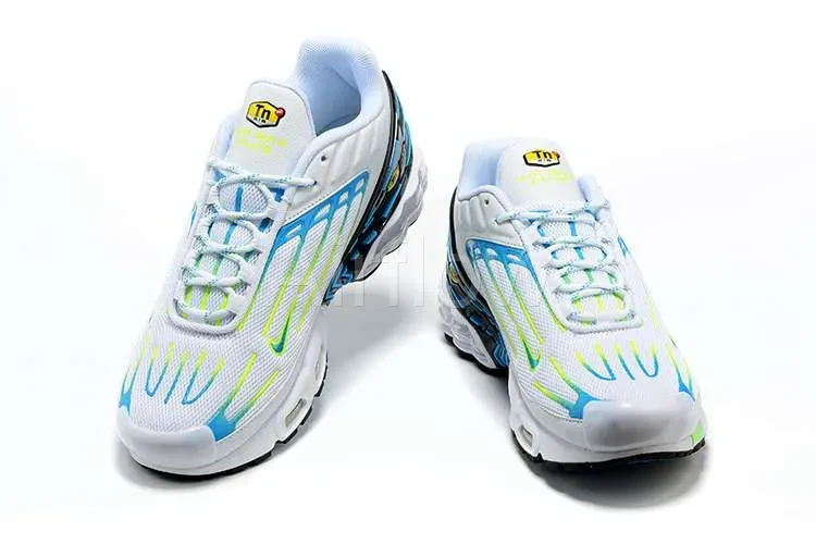 AIR MAX PLUS TN 3 'WHITE BLUE GREEN' — vista 2